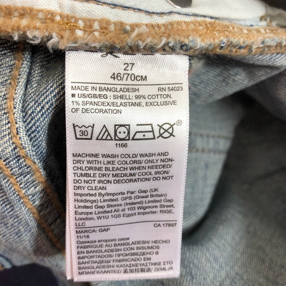 Gap Denim Size 27  Mid Rise 3” Short - Picture 7 of 8